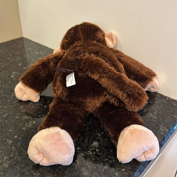The Bearington Baby Collection Swings Monkey Brown Plush Stuffed Toy 14" - Picture 6 of 11